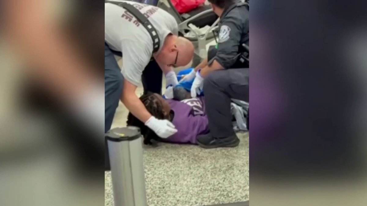 Video shows woman giving birth at Miami International Airport NBC 6