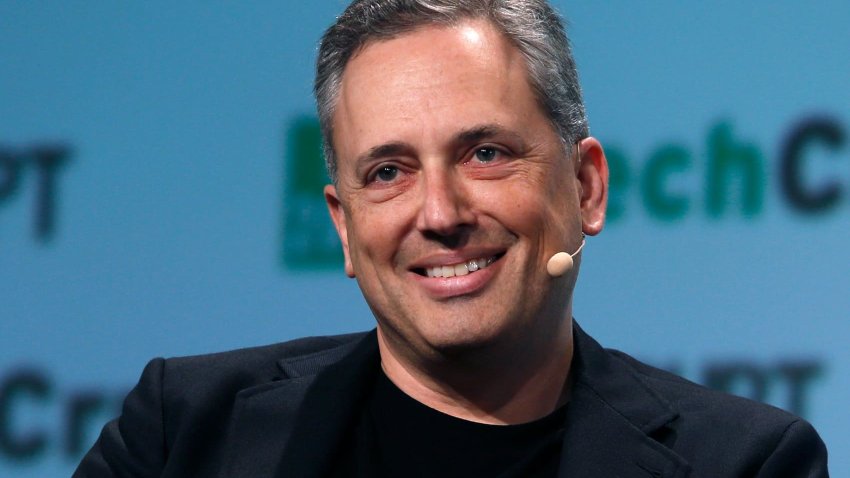 Zenefits CEO David Sacks speaks at the TechCrunch Disrupt conference in San Francisco, Calif.