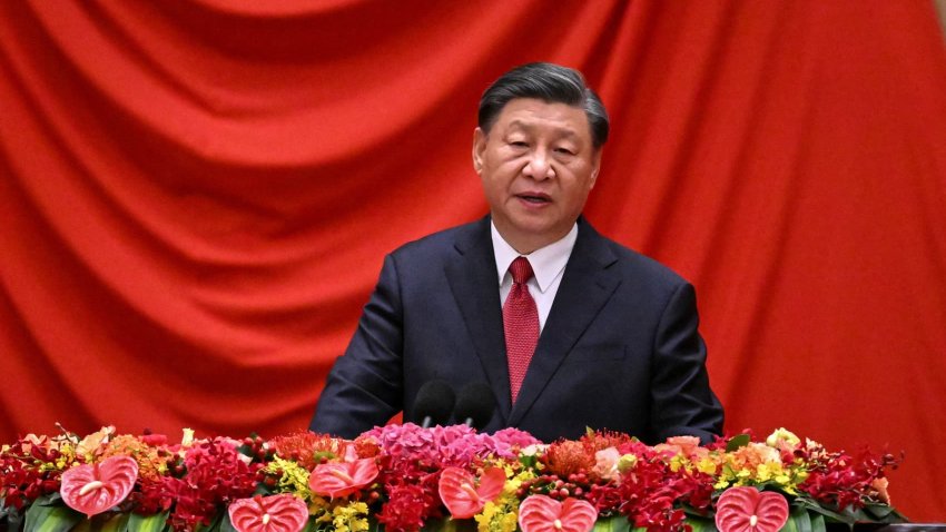 Chinese President Xi Jinping attends a reception dinner at the Great Hall of the People ahead of China’s National Day in Beijing, China on September 28, 2023.