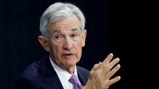 Jerome Powell, chairman of the US Federal Reserve, during the New York Times DealBook Summit at Jazz at Lincoln Center in New York, US, on Wednesday, Dec. 4, 2024.