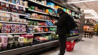 A person shops at a Whole Foods Market grocery store on December 17, 2024 in New York City. 