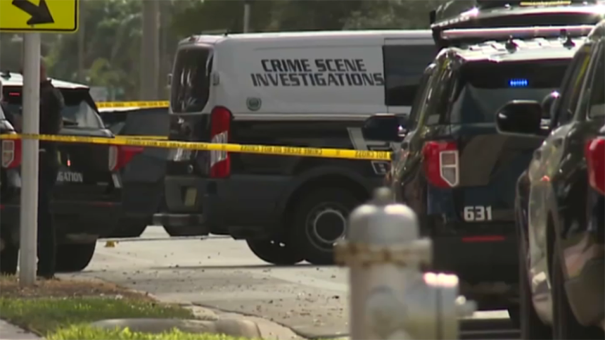 Scene of a fatal police shooting in Boca Raton on Dec. 18, 2024.