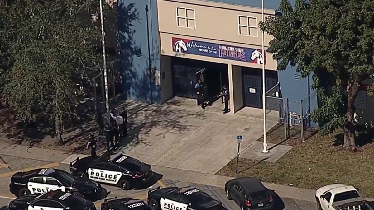 Large police presence at Hialeah Senior High School after apparent hoax ...