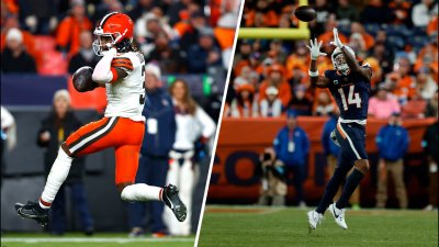 Broncos finish Monday night win with three picks vs. Browns