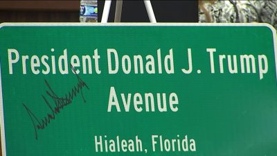 Miami-Dade approves ‘Donald J. Trump Avenue' street renaming in Hialeah