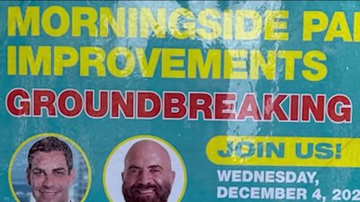 Protesters show up at Morningside Park redevelopment groundbreaking