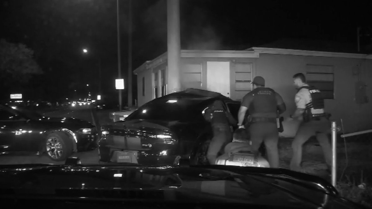 Dashcam video shows several arrests as FHP chase ends in crash in ...