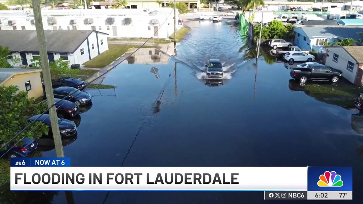 Heavy rain causes flooding in parts of Fort Lauderdale – NBC 6 South ...