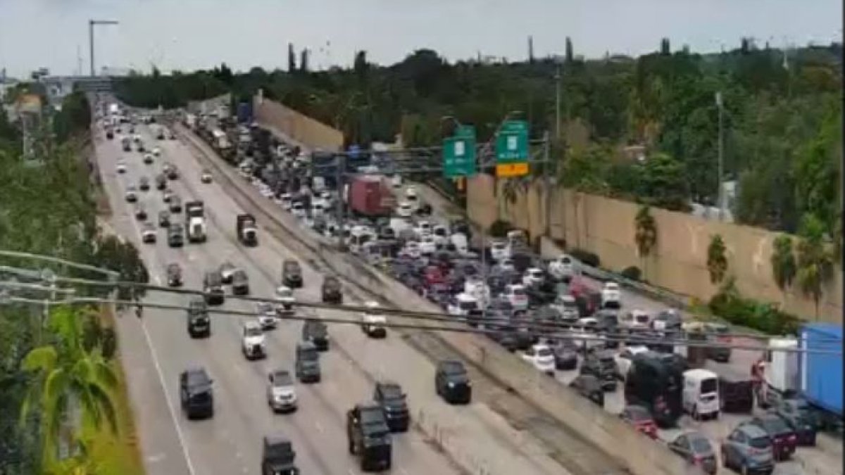 I 95 accident shuts down northbound lanes at State Road 924 NBC 6