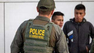 A U.S. Border Patrol agent