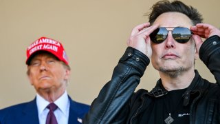 U.S. President-elect Donald Trump and Elon Musk