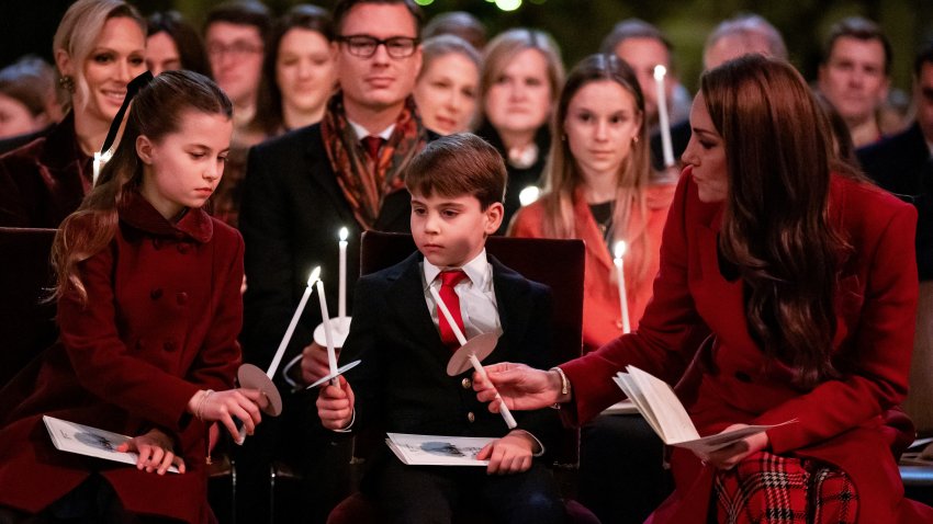 Princess Charlotte, Prince Louis and Princess Kate