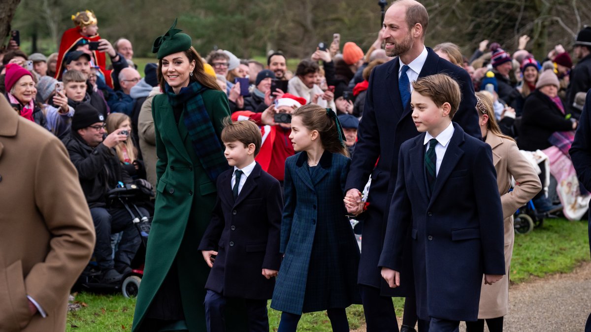 Prince George, Princess Charlotte and Prince Louis make Christmas Day church appearance Prince George, Princess Charlotte and Prince Louis make Christmas Day church appearance