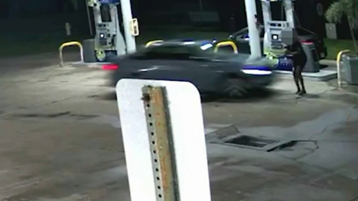 Man arrested after hitting woman with car at gas station: Police – NBC ...