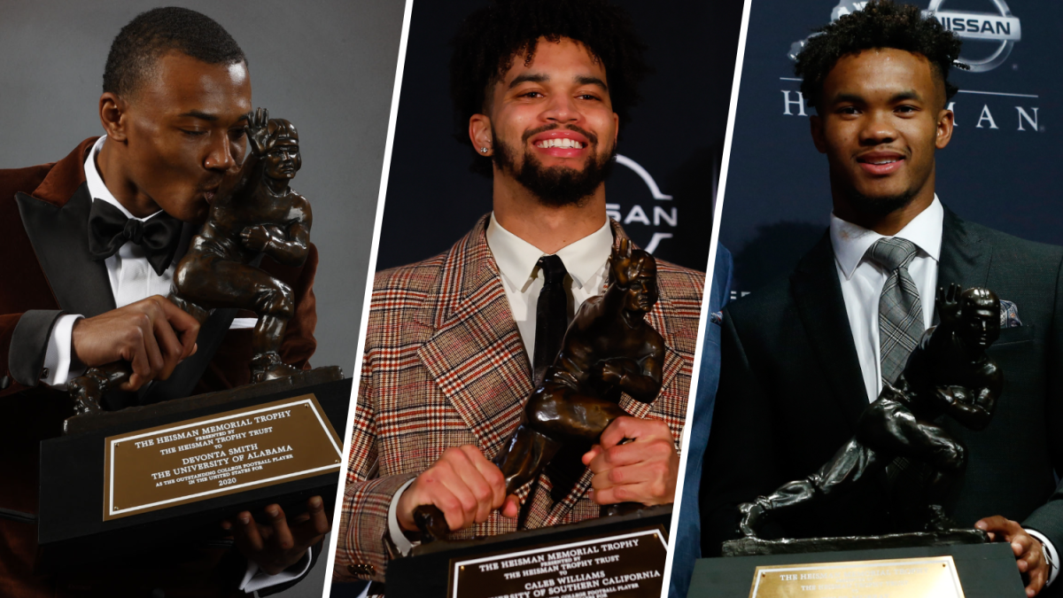 Schools with most Heisman Trophy winners in college football history