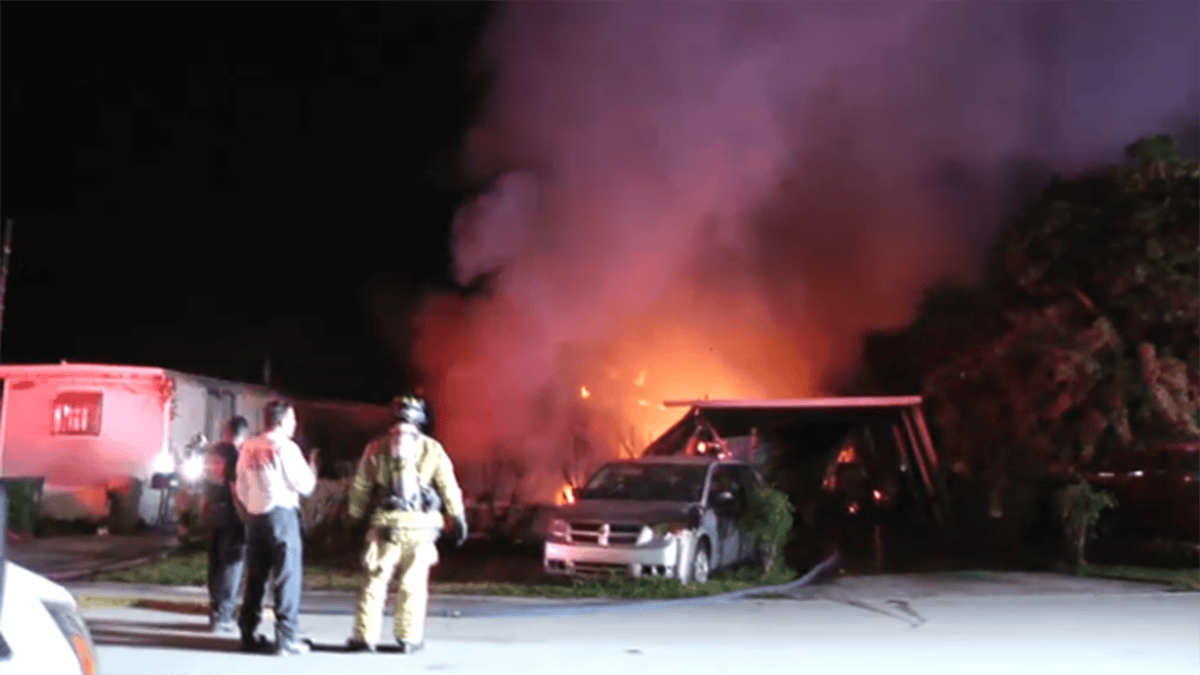 Resident says dog woke her up as fire swept through Davie home – NBC 6 ...