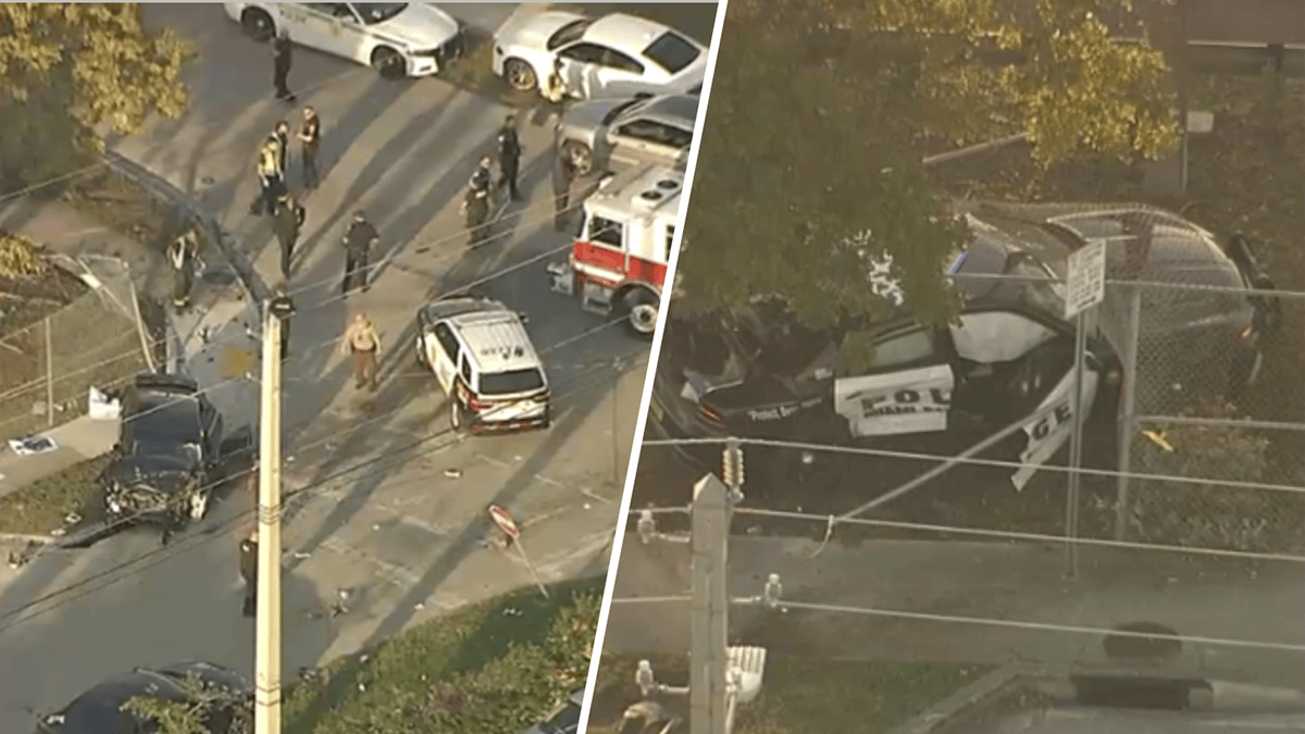 2 officers injured in crash involving Miami-Dade Schools Police – NBC 6 ...
