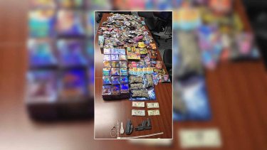 Some of the items found after a chase in Miami-Dade on Jan. 30, 2025.