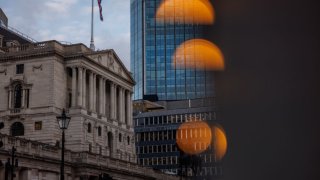 A general view of the Bank of England on Dec. 19, 2024 in London, England. 