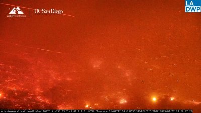 WATCH: Timelapse shows Palisades Fire explode