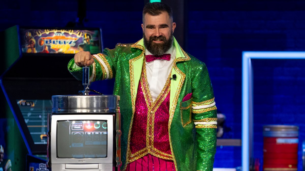 Here's Kelce! Retired Eagles great Jason Kelce tries his hand as a late-night television show host Here's Kelce! Retired Eagles great Jason Kelce tries his hand as a late-night television show host