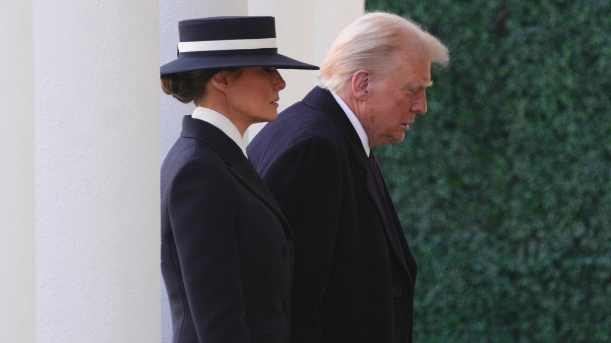 What did Melania wear to Donald Trump's inauguration?