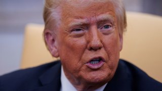 U.S. President Donald Trump meets with Japan’s Prime Minister Shigeru Ishiba (not pictured) at the White House in Washington, U.S., Feb. 7, 2025. 
