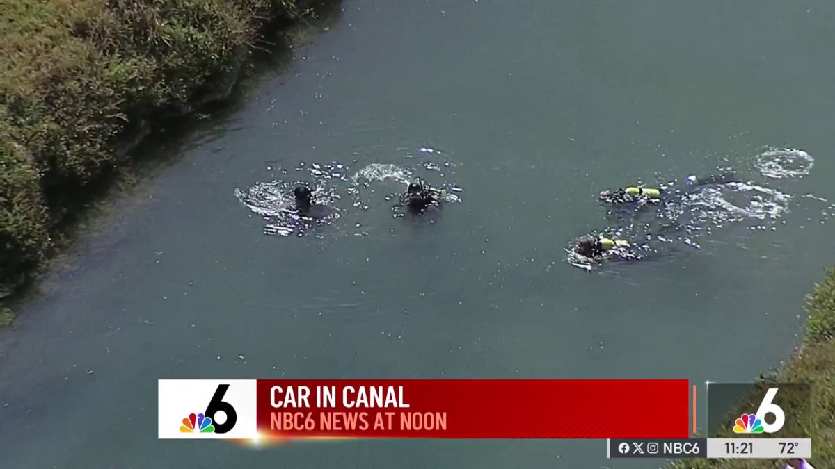 Person hospitalized after car crashes into canal off Turnpike in Miami ...