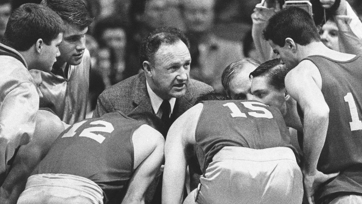 Where does Gene Hackman's 'Hoosiers' rank among the best sports movies of all time?
