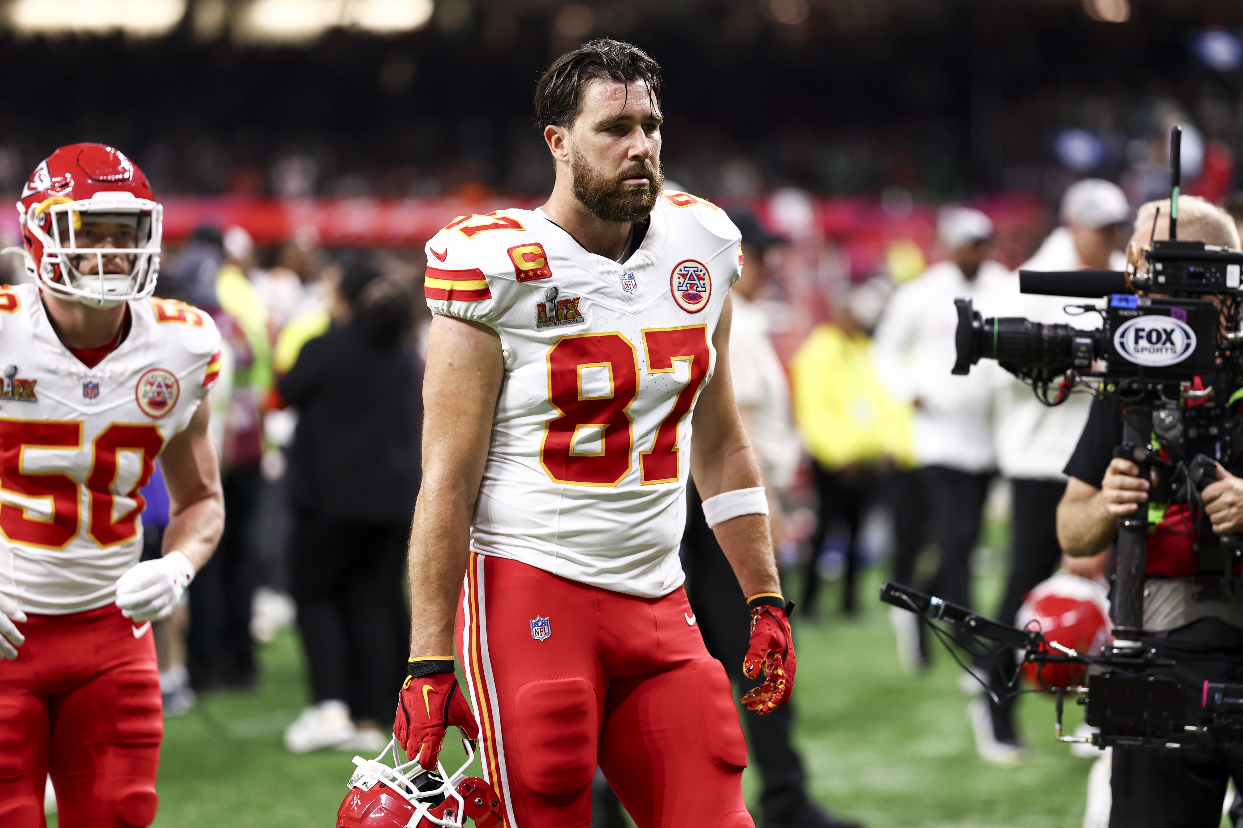 What Travis Kelce said after the Chiefs' Super Bowl loss to the Eagles