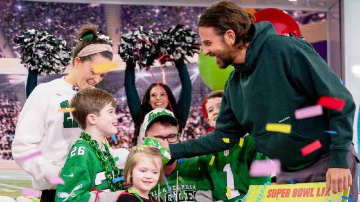 See Bradley Cooper surprise 8-year-old Eagles fan with Super Bowl tickets See Bradley Cooper surprise 8-year-old Eagles fan with Super Bowl tickets