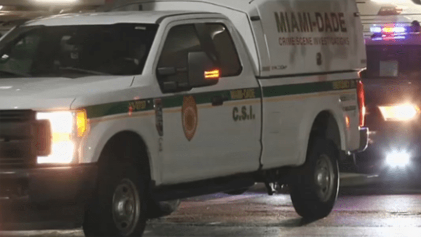 File image of a Miami-Dade Sheriff’s Office crime scene vehicle