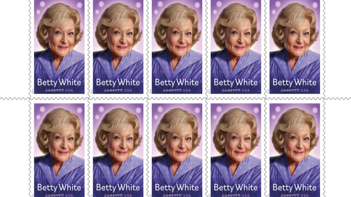 'Very personal piece': Illustrator behind Betty White stamp explains hidden details