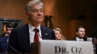Dr. Mehmet Oz, the celebrity physician nominated by U.S. President Donald Trump to be the administrator of the Centers for Medicare and Medicaid Services, attends a Senate Finance Committee confirmation hearing on Capitol Hill in Washington, D.C., U.S., March 14, 2025. 