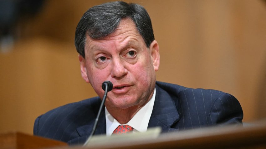 Frank Bisignano testifies before the Senate Finance Committee on his nomination to be Commissioner of the Social Security Administration, on Capitol Hill in Washington, DC, March 25, 2025. 