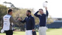 Rory McIlroy and J.J. Spaun