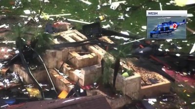 Footage shows aftermath of tornado in Seminole County