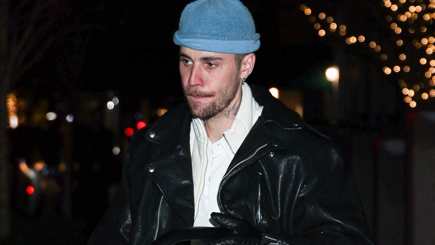 Justin Bieber is seen on The Upper East Side