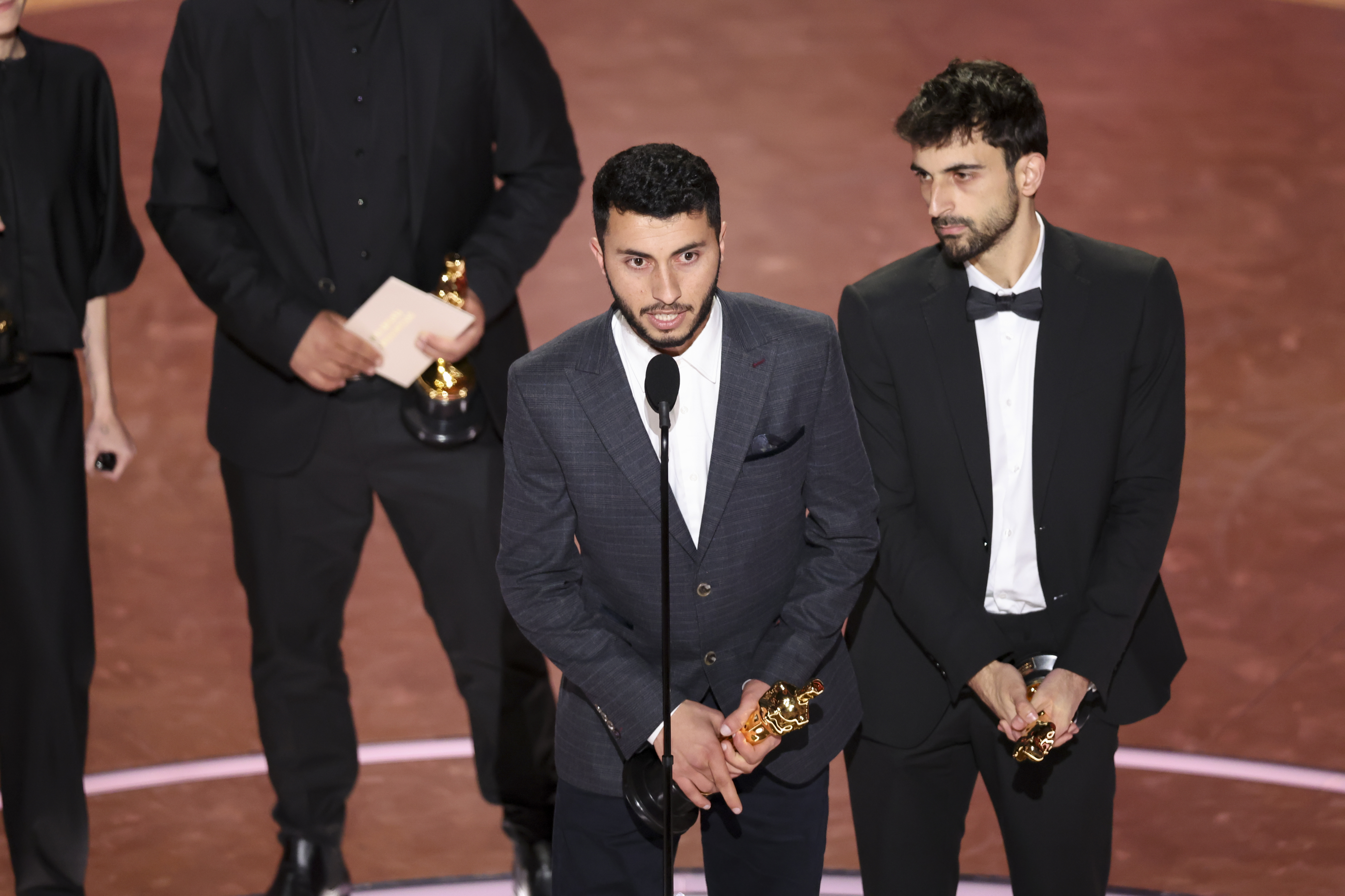 'No Other Land' directors plead for an end to Israeli-Palestinian conflict