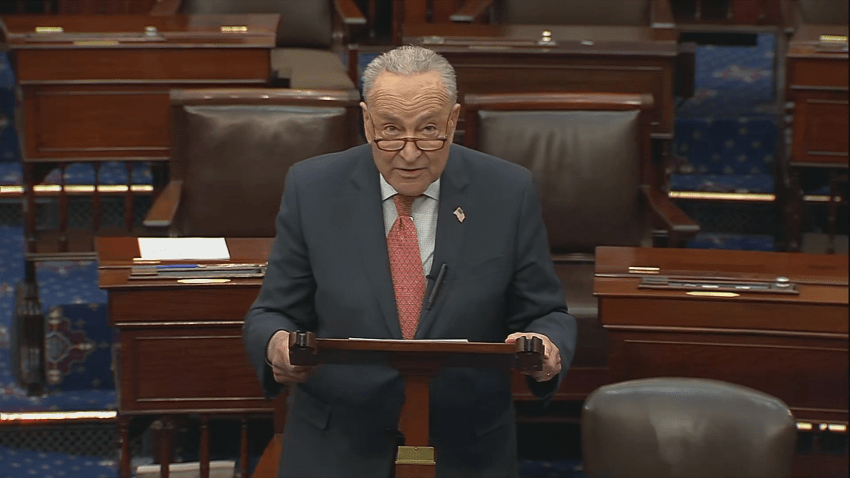 Senate Democratic leader Chuck Schumer will vote to advance GOP funding bill