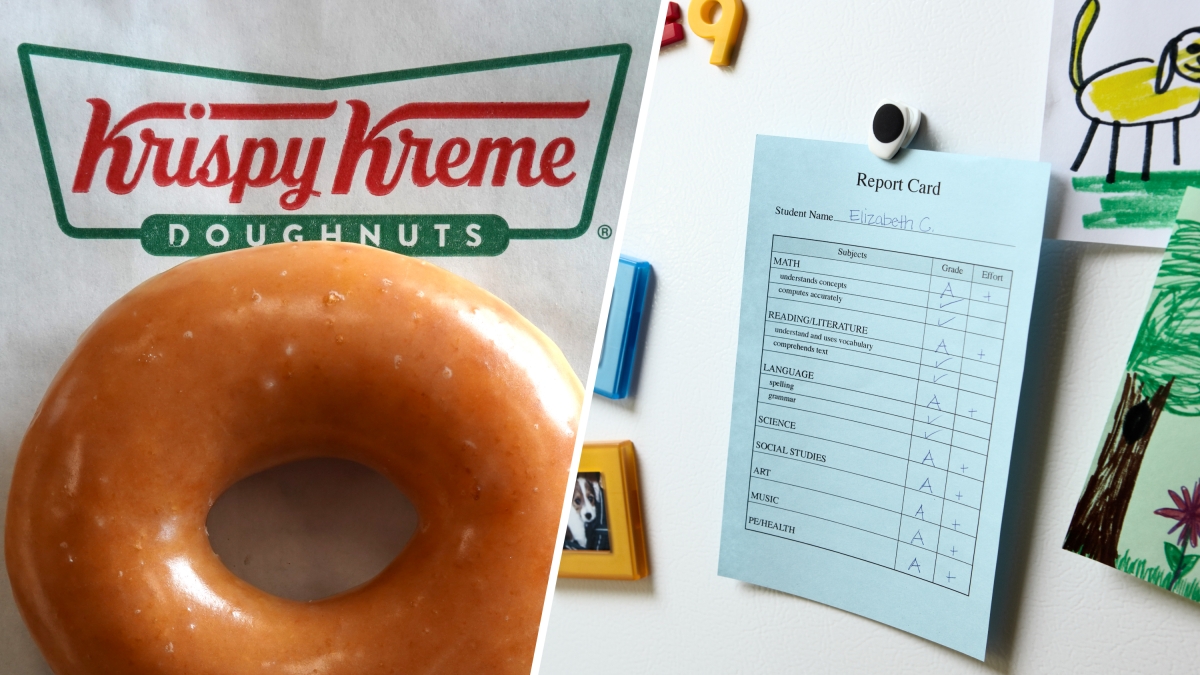 Does Krispy Kreme offer free doughnuts for good grades? The viral deal, explained