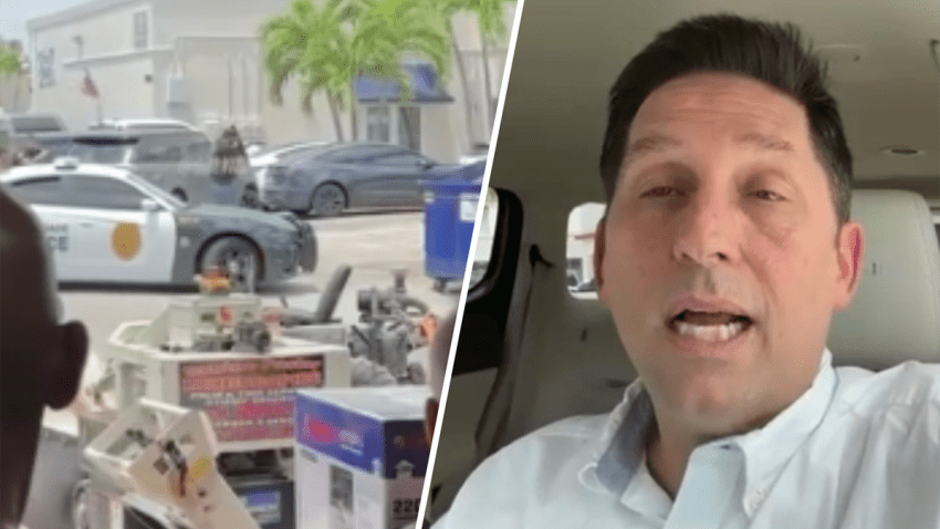 Carlos Martinez, the owner of Edda’s Cake Company, said he left about 10 minutes before the shooting unfolded at a nearby car dealership but was on the phone with his sales manager.