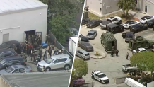 Scene of a shooting at a car dealership in southwest Miami-Dade on April 24, 2025.