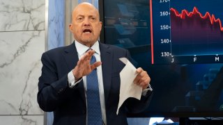 Jim Cramer at the NYSE, June 30, 2022.