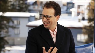 Dario Amodei, Anthropic CEO, speaking on CNBC’s Squawk Box outside the World Economic Forum in Davos, Switzerland on Jan. 21st, 2025.