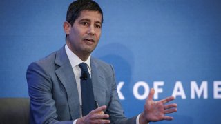 Kevin Warsh, former governor of the US Federal Reserve, during The Semafor World Economy Summit in Washington, DC, US, on Thursday, April 18, 2024.