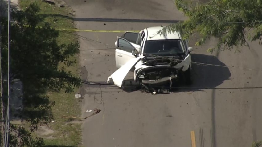 RAW: 3 juveniles flee Miami hit-and-run, police say