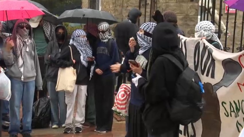 ‘Stop these visa revocations': Georgetown students protest Trump administration