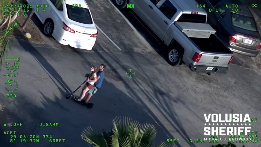 Florida brother and sister attempt to flee drug bust on scooter 