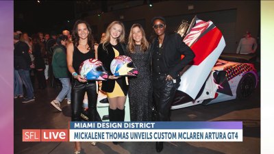 Mickalene Thomas' McLaren art car debuts Friday for Grand Prix weekend
